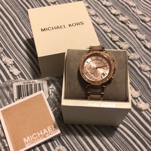 Michael Kors Rose Gold Watch